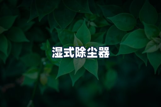 湿式除尘器